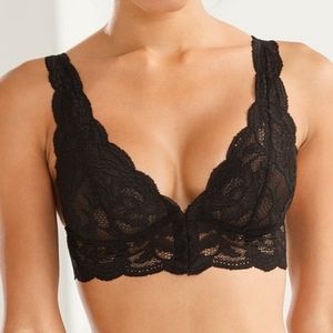 Clo Intimo Fortuna Bralette Black Anthropologie Lace Bra S